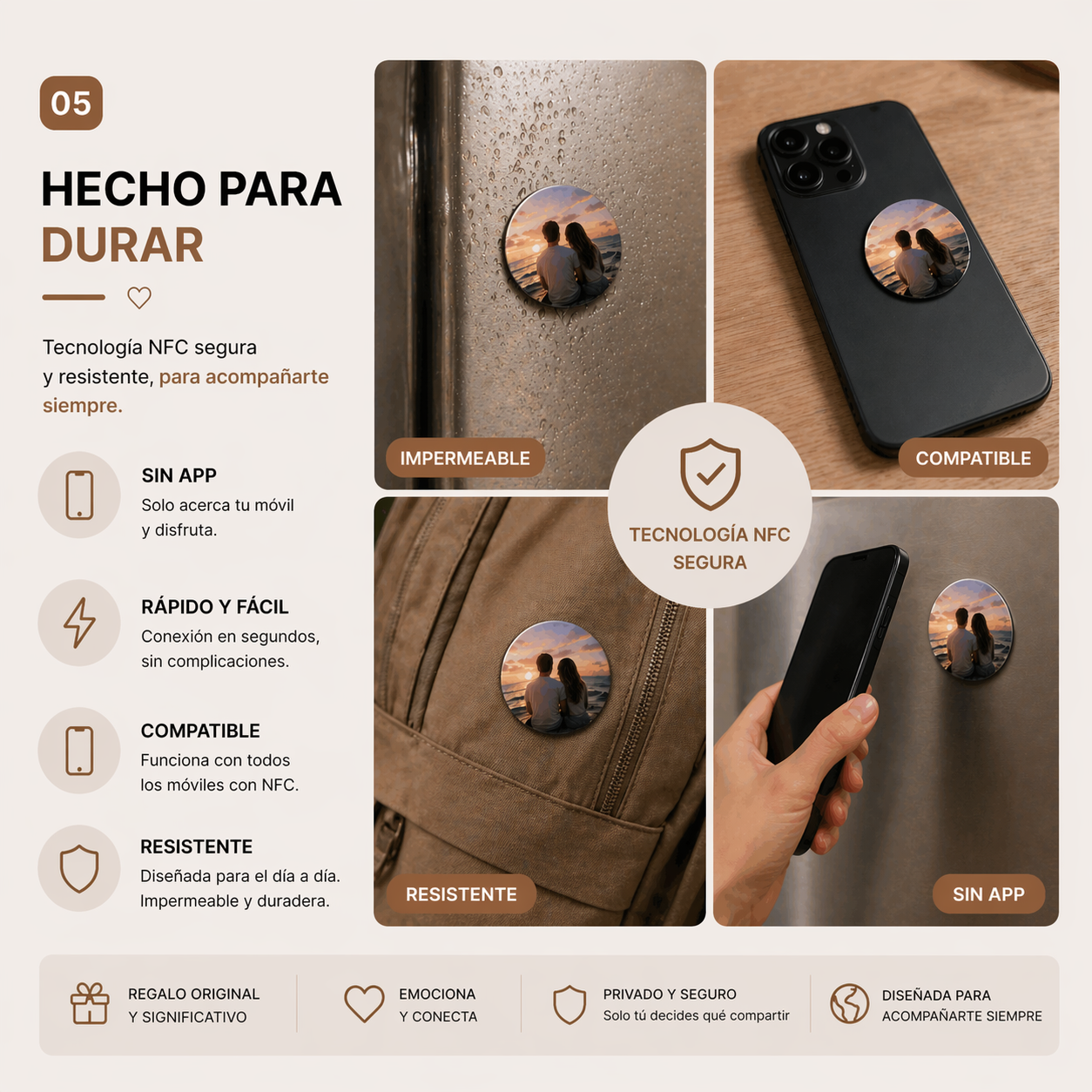 Pegatina NFC de Recuerdos